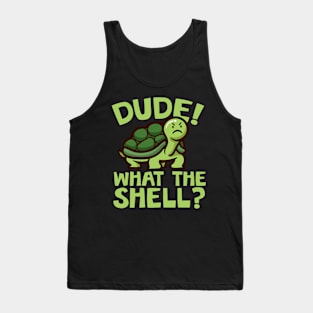 Dude! What the shell? Introvert Tortoise Tank Top